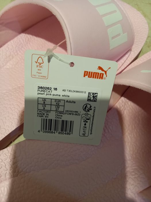 Klapki puma 40 nowe