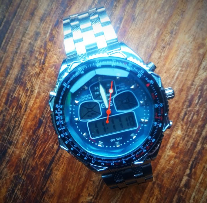 Wspaniały, rzadki vintage ESS, obrotowy bezel, okazja, po przeglądzie.