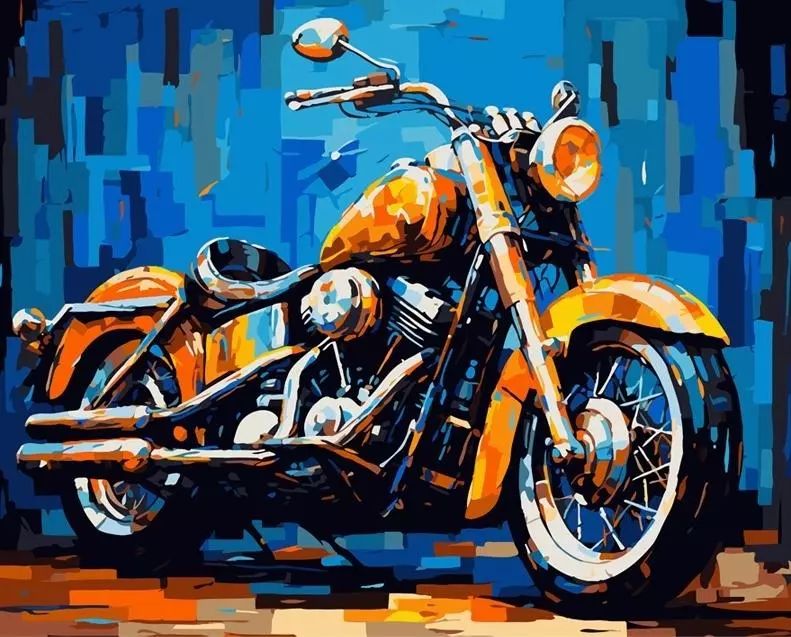 Malowanie Po Numerach 40X50 Motor. Koh-I-Noor