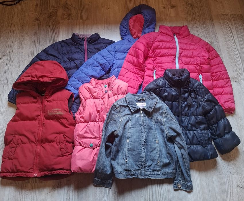 Mega paka, 4 kurtki, 2 bezrękawniki,  1 katanka