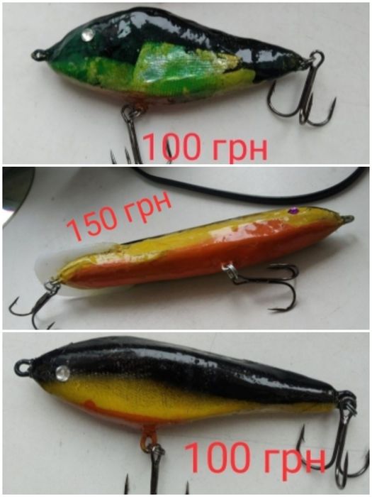 Воблеры и джерки новые и б/у