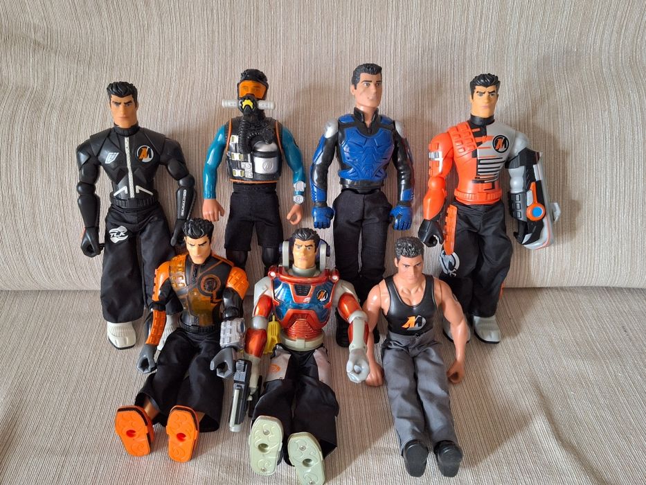 Conjunto Action Man + Veículos + Acessórios