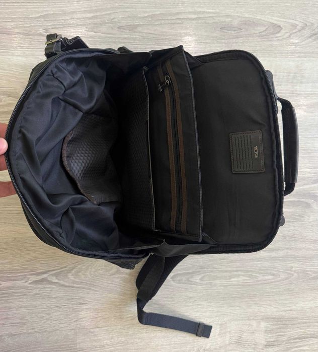 Чоловічий шкіряний преміум міський рюкзак TUMI Alpha Bravo Knox 222681HK2 Оригінал