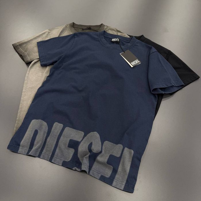 Чоловіча  мужская  Футболка  Diesel  оверсайс  виварена унісекс
