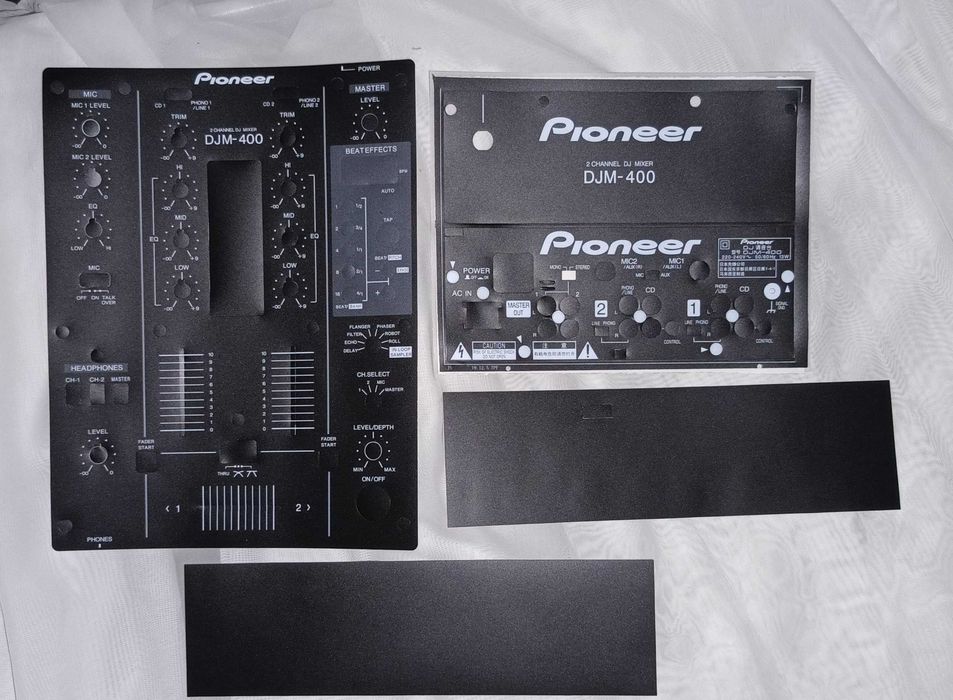 Pioneer DJM 400 naklejka na panel czołowy