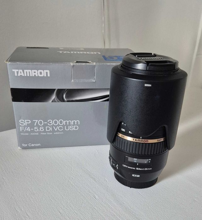 TAMRON - ヤス19621028TAMRON SP 70-300 Di VC USD Tamron SP AF 70-300 F/4-5,6 Di VC USD obiektyw do Canon