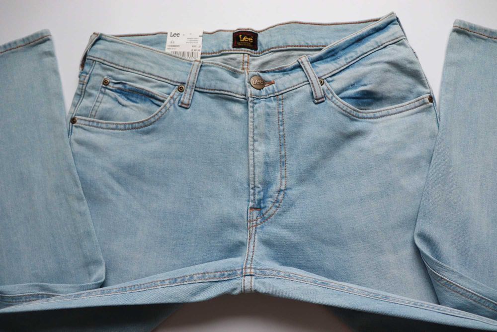 LEE DAREN ZIP FLY W33 L32 męskie spodnie jeansy regular nowe okazja