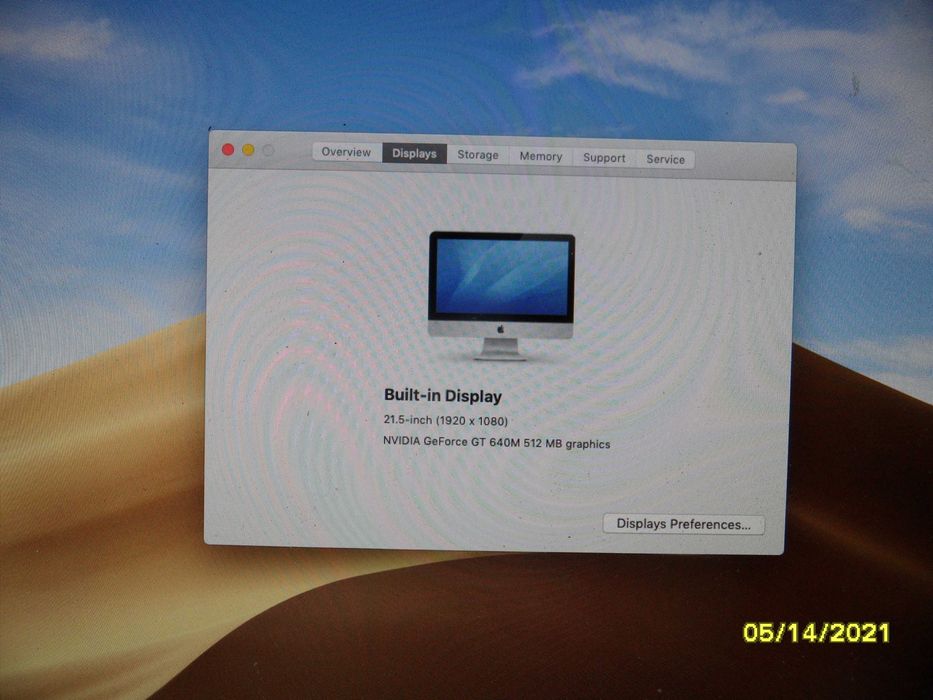 Моноблок iMac   21,5 1920x1080 IPS видео gt640m   512Mb