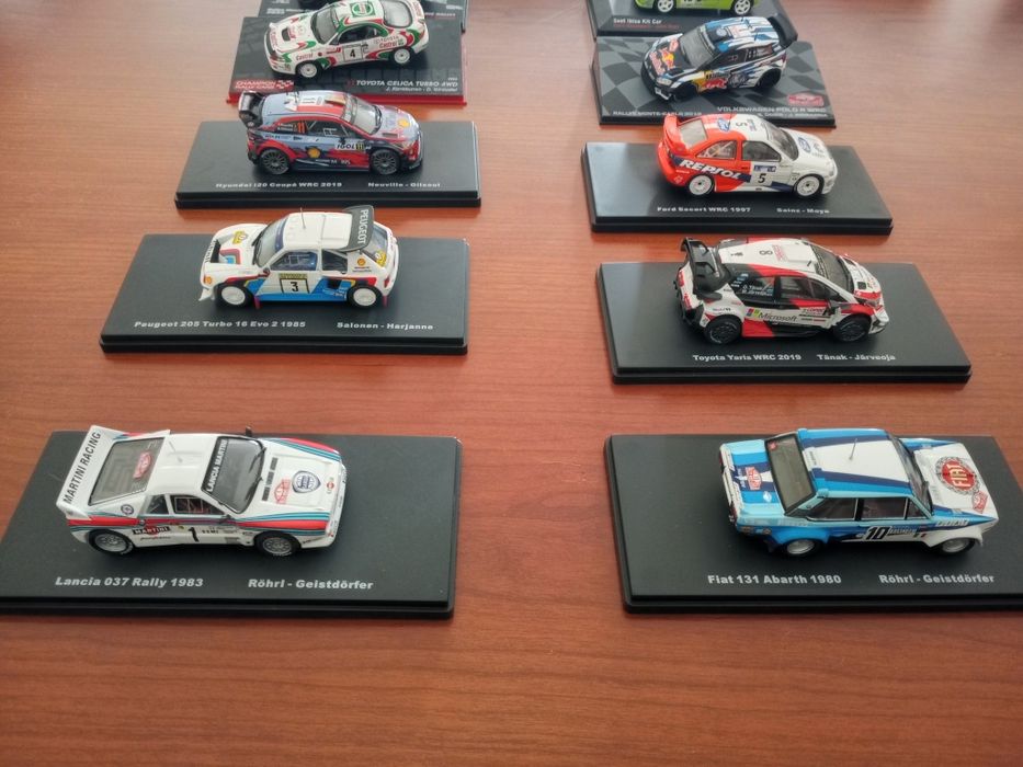 Carros rally miniatura  1:43
