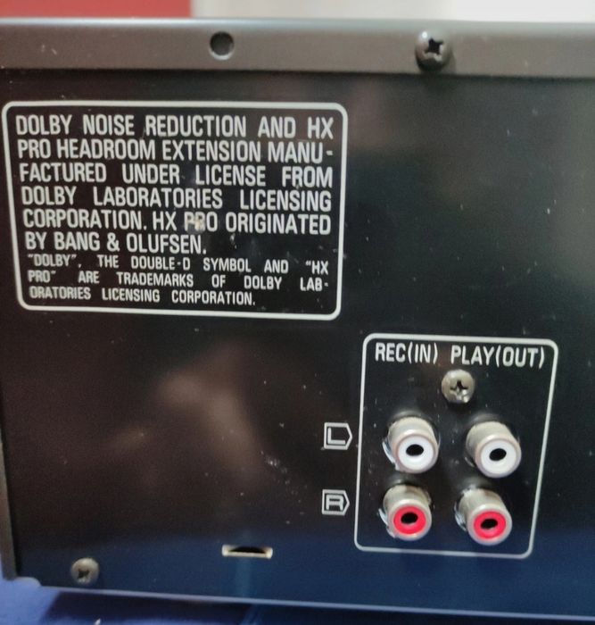 Leitor deck Technics RS-BX601