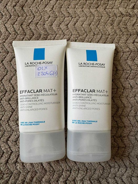 La Roche-Posay Matujący Nawilżający Krem Cery Tłustej 2x40 ml 22046(1)