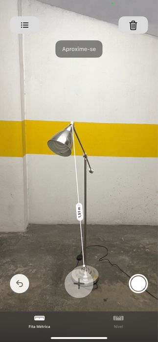 Candeeiro de pé (ajustável)