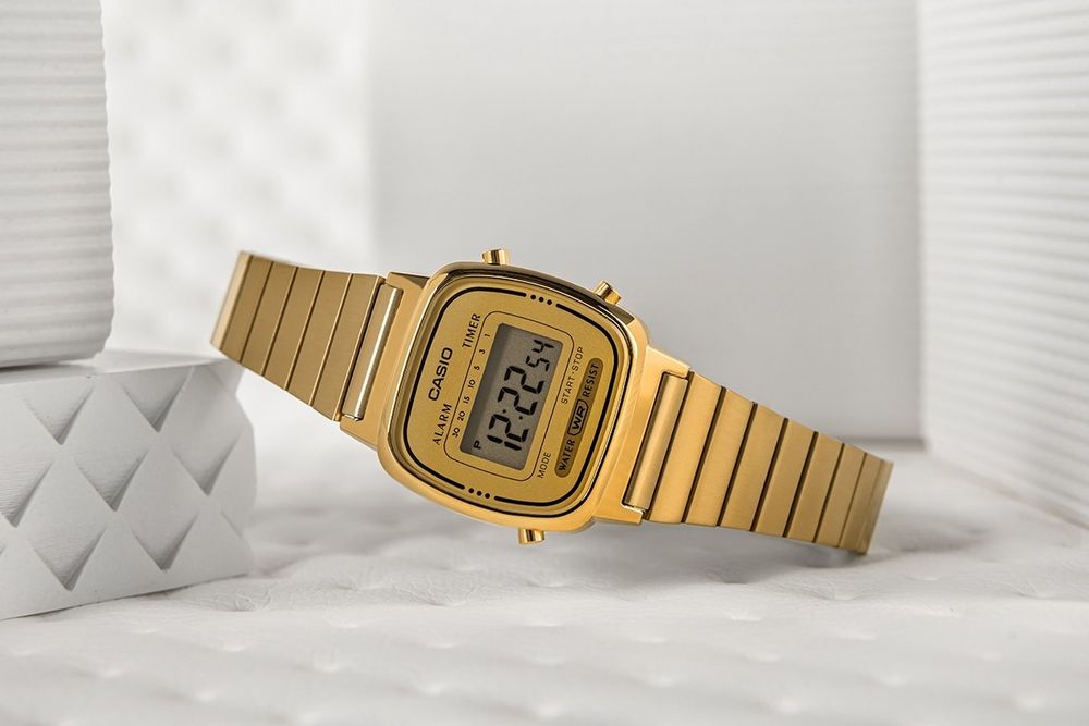 zegarek damski casio la670wga-9df + box