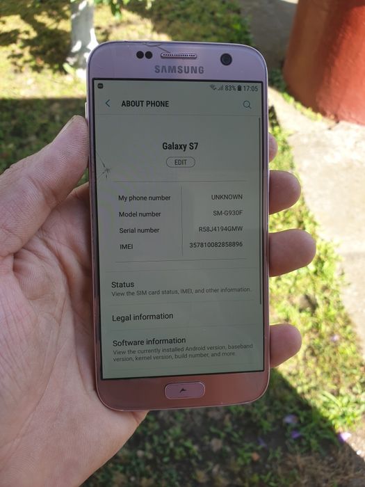 Galaxy S7 Pink Gold