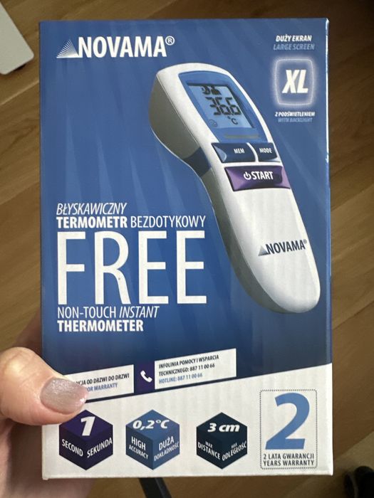 Termometr bezdotykowy NOVAMA FREE