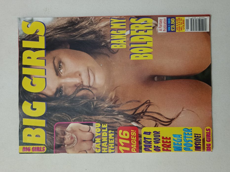 5 revistas BIG GIRLS (eróticas) adultos