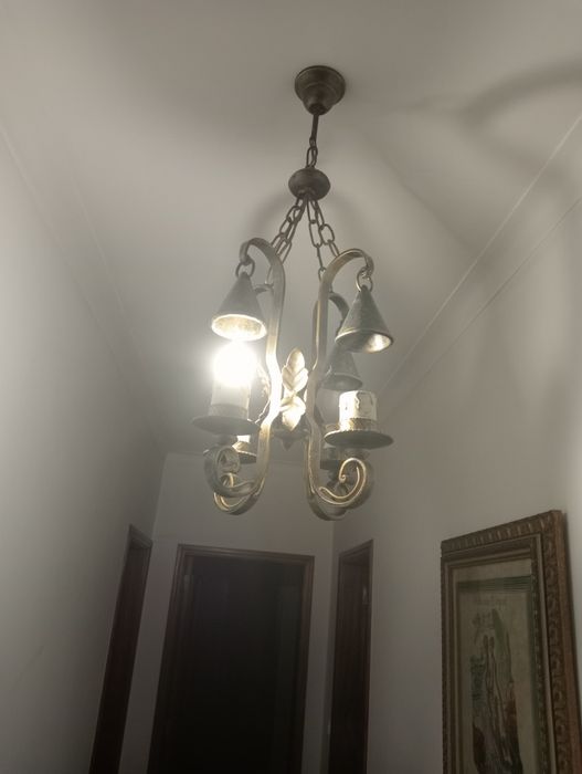 Two Iron Ceiling Lamps423919869493913601