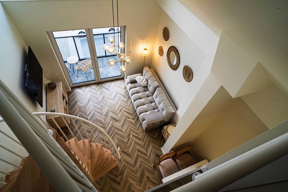 Apartament Soft Shell z antresolą West Łeba Morze Apartamentów wynajem