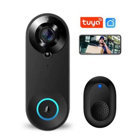 Campainha Vídeo Porteiro Intercomunicador com Câmara Wi-fi - NOVO