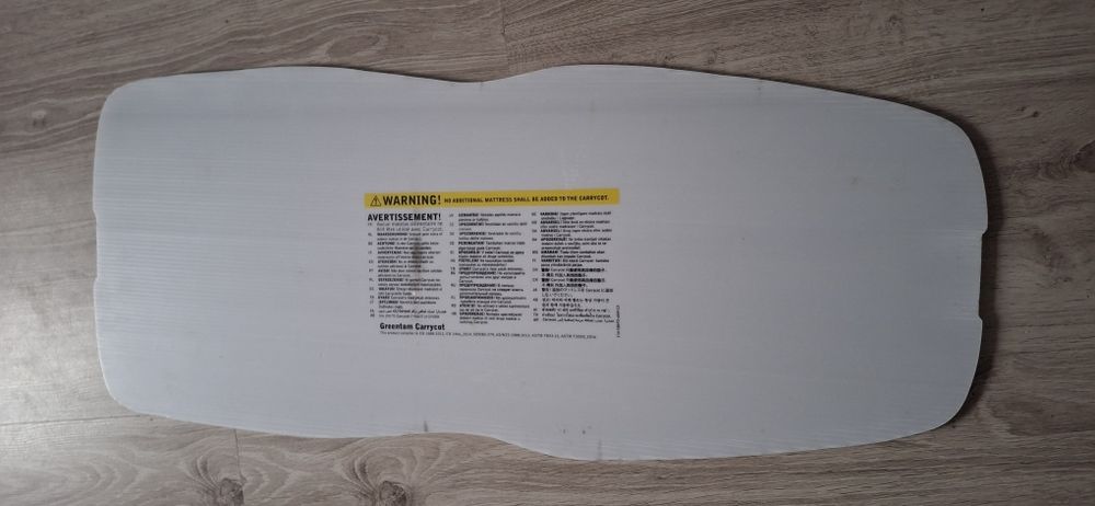 Podkładka pod materacyk materac plastikowy greentom carrycot