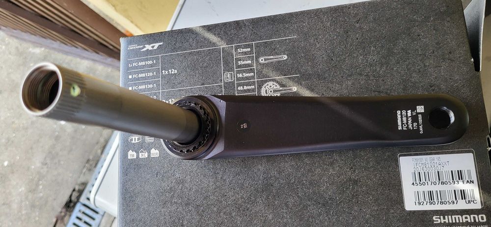 Pedaleiro Shimano XT - 12V - NOVO
