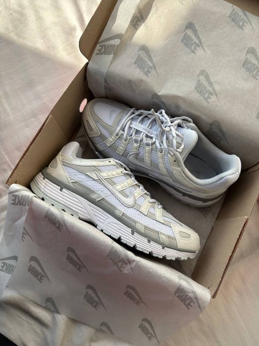 Nike P-6000 white grey / жіночі кросівки найк / женские кроссовки 39