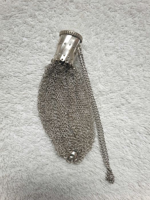 Porta-Moedas em Malha de Prata