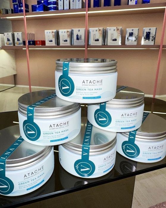 GREEN TEA MASKЛегендарна МАСКА ЗЕЛЕНИЙ ЧАЙ від набряків бренду ATACHE.