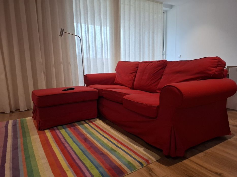 Sofá de 3 lugares com opção chaiselong