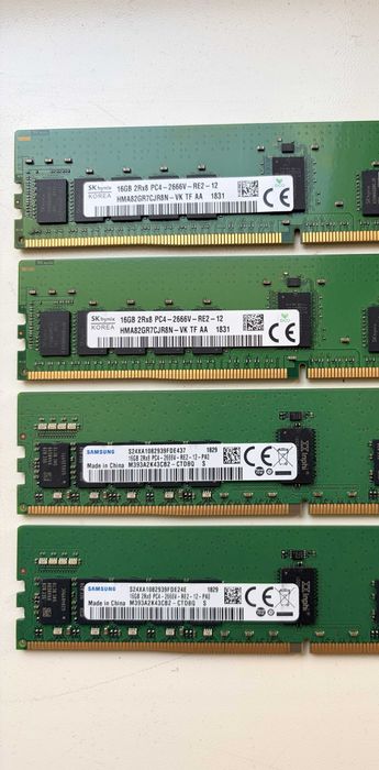 DDR3 DDR4 серверна оперативна пам'ять 4-8-16Gb ECC REG