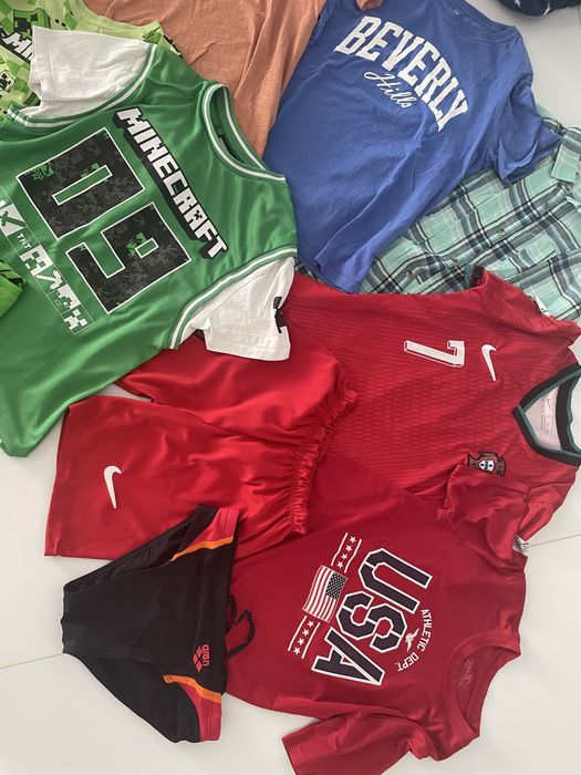 Paka ubran 140 dla chlopca minecraf h&m gap