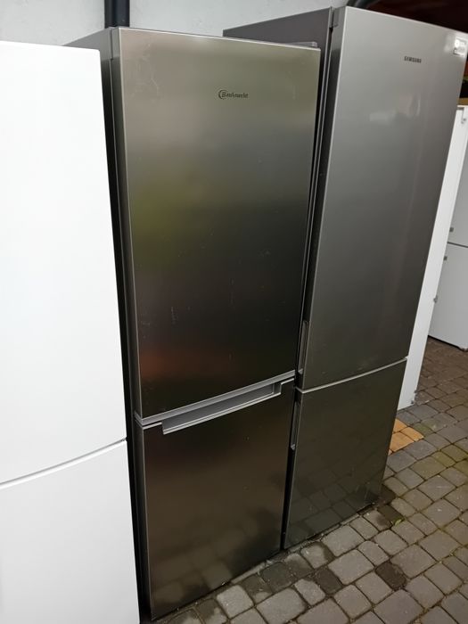 Lodówko zamrażarka Bauknecht NoFrost srebrna 185cm [gwar/dowóz]