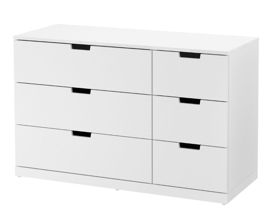 Cómoda com 6 gavetas Ikea Nordli 120x76
