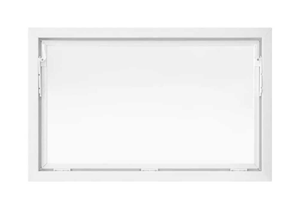Białe Okno Gospodarcze PVC PCV Uchylne | EKO | 110 x 70 | Plastikowe Okna Inwentarskie do Piwnicy Garażu Obory | NA WYMIAR