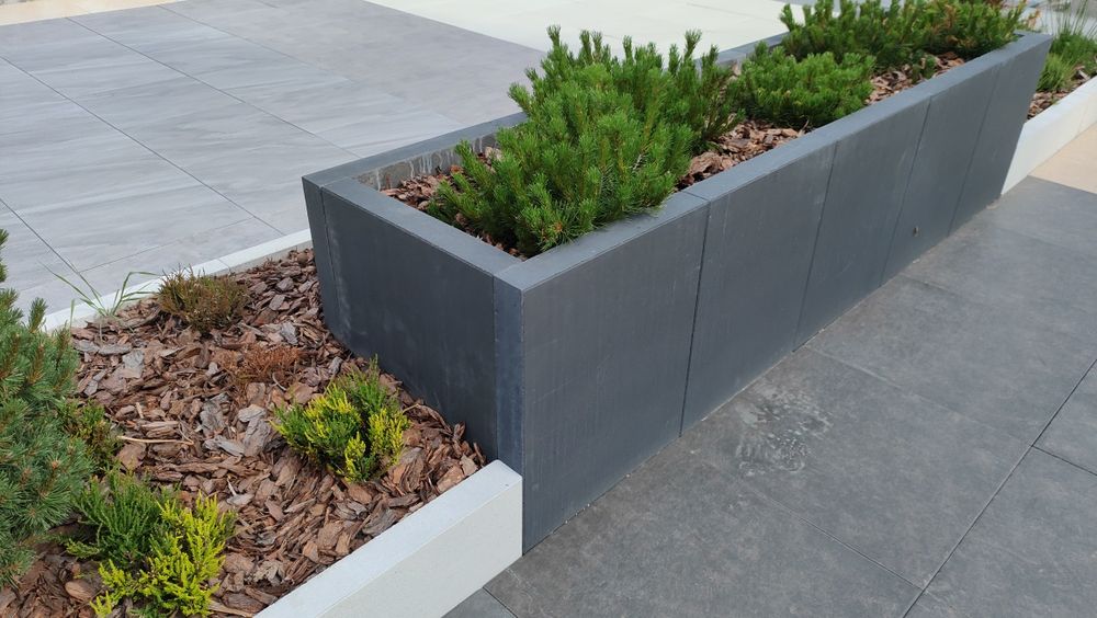 Donice betonowe donica doniczka kwietnik klomb