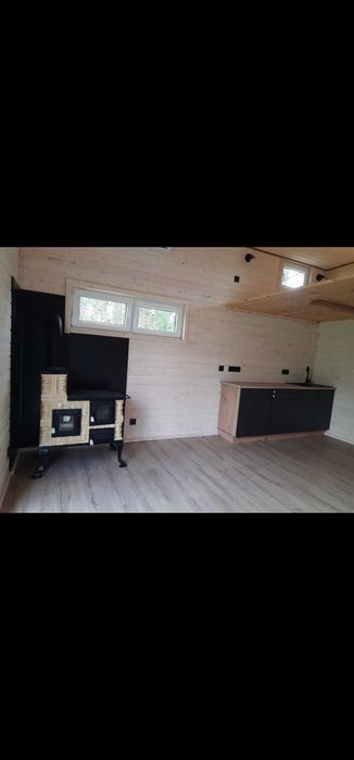 Domek drewniany szkieletowy 7x5 Kolumb