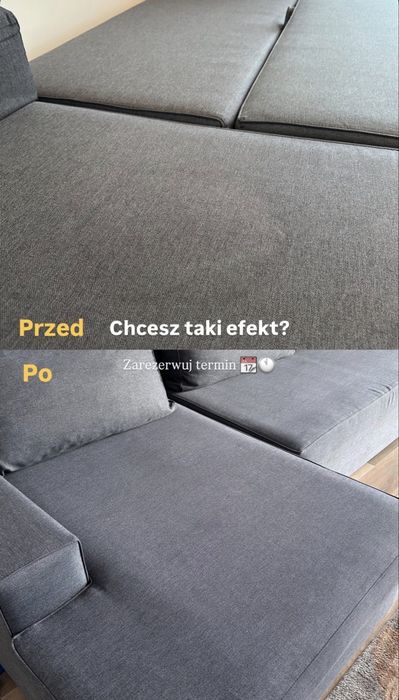 Pranie tapicerki, czyszczenie kanap, dywanów, wózków – dojazd gratis