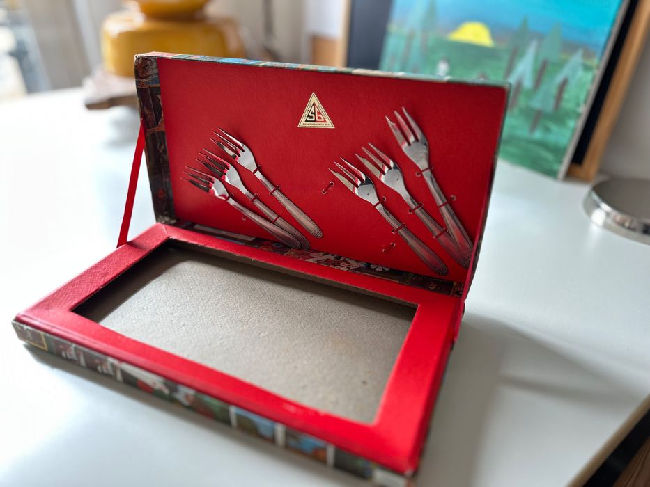 Conjunto Vintage Garfos de Aperitivo/Sobremesa (6 Peças)