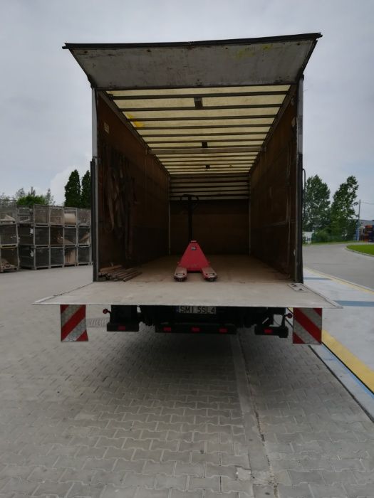 Transport ciężarowy solówka ciężarówka 5,8 ton firanka winda 1,5t