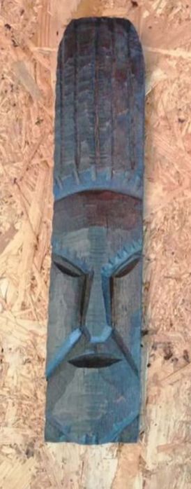Máscara Escultura africana Rosto em madeira (+opções nas fotos)