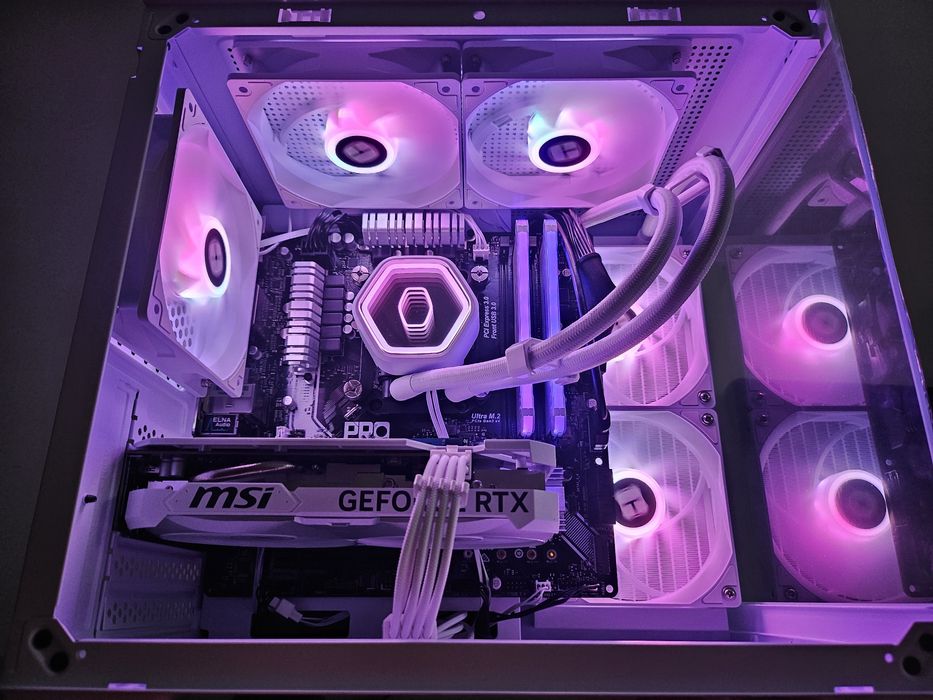 R5 5500 RTX 4060 16 GB RAM 1 TB SSD komputer gamingowy akwarium aRGB