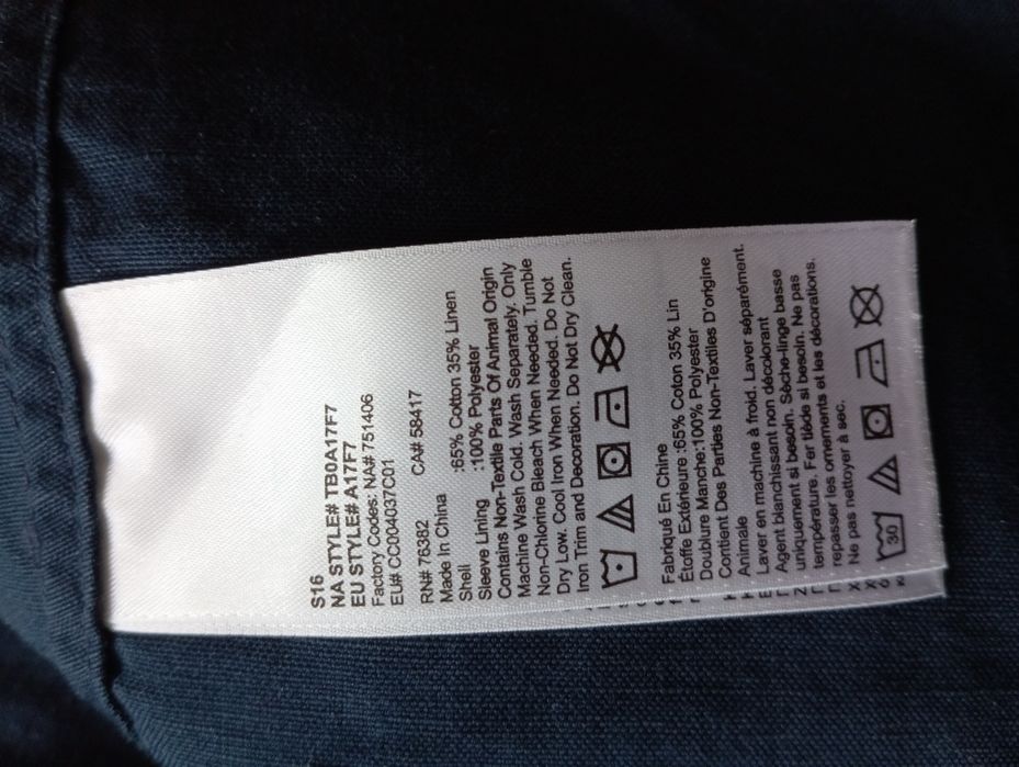 Timberland Męska lniana marynarka jak nowa L