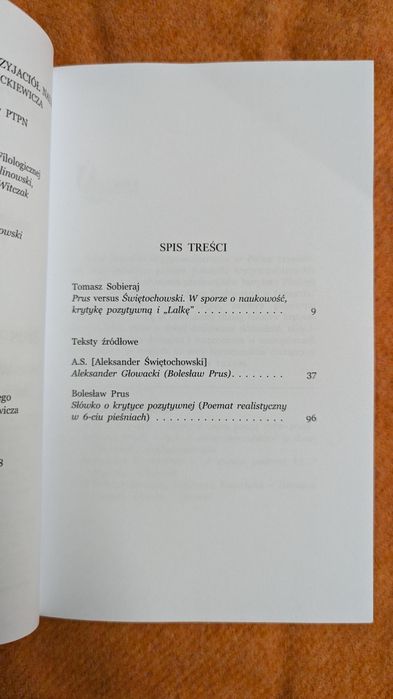 Prus versus Świętochowski w sporze o naukowość, krytykę pozytywną