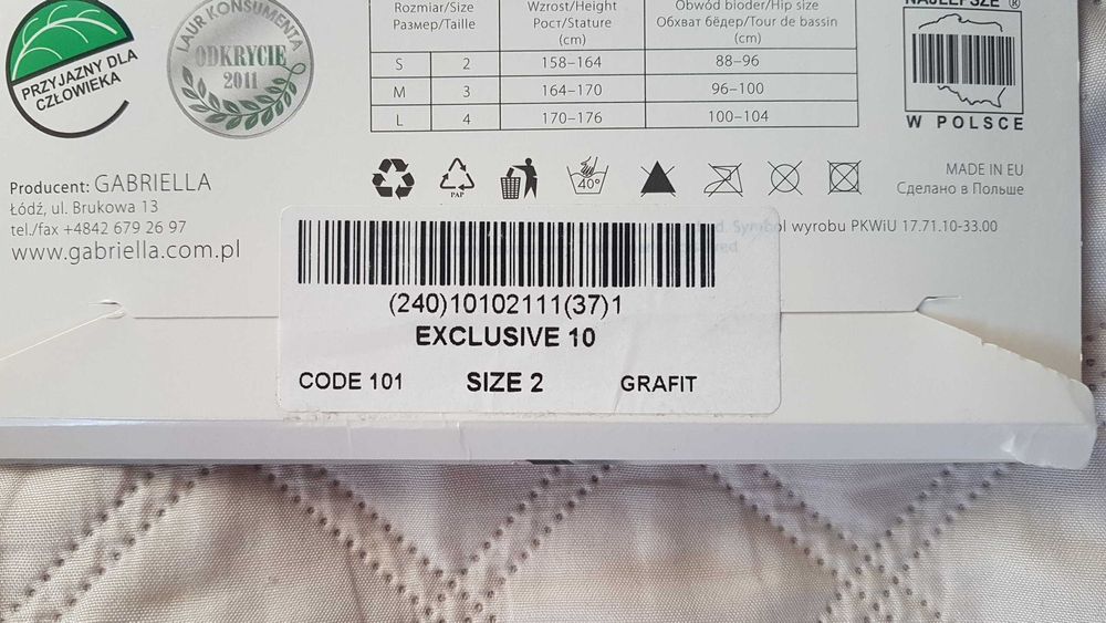 Gabriella Exclusive T-band 10 DEN rajstopy