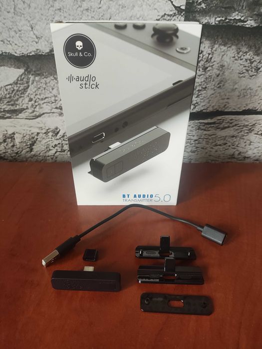Adapter audio Transmitter transmiter AudioStick Skull&Co Bluetooth 5.0 PS5 PS4 PlayStation 4 Playstation 5 Nintendo NS Switch Lite OLED