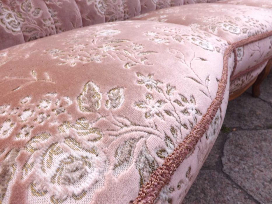 Piękny komplet sofa 2 fotele i ława