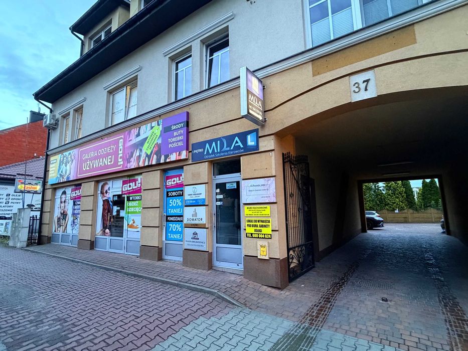 Do Wynajęcia Prestiżowy Lokal 220 m2 Centrum Buska Główna Ulica Witryny  Parking Parter