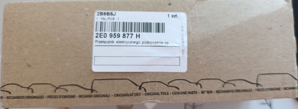 Przełącznik opuszczania szyb VW Crafter/Mercedes Sprinter