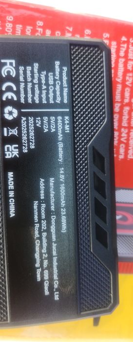 Boster jump starter para baterias