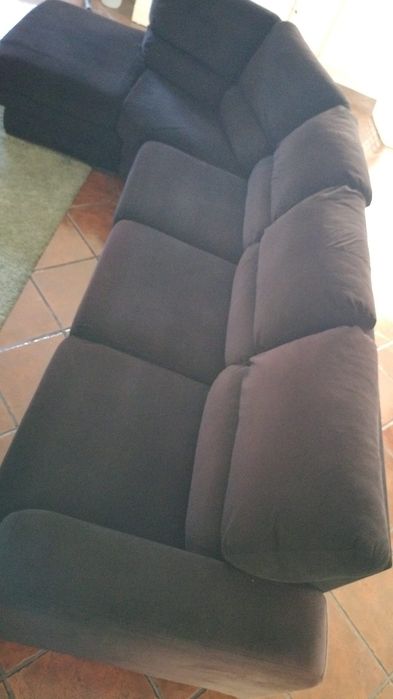 Sofá modular preto